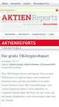 Mobile Screenshot of aktienreports.de
